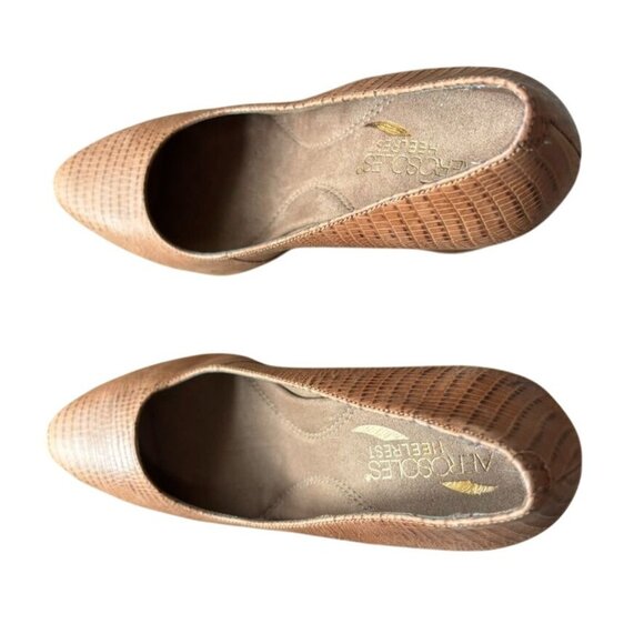 Aerosoles Heel Rest Womens Closed-Toe Block Heel Pumps Size 8 Faux Leather - Picture 7 of 8